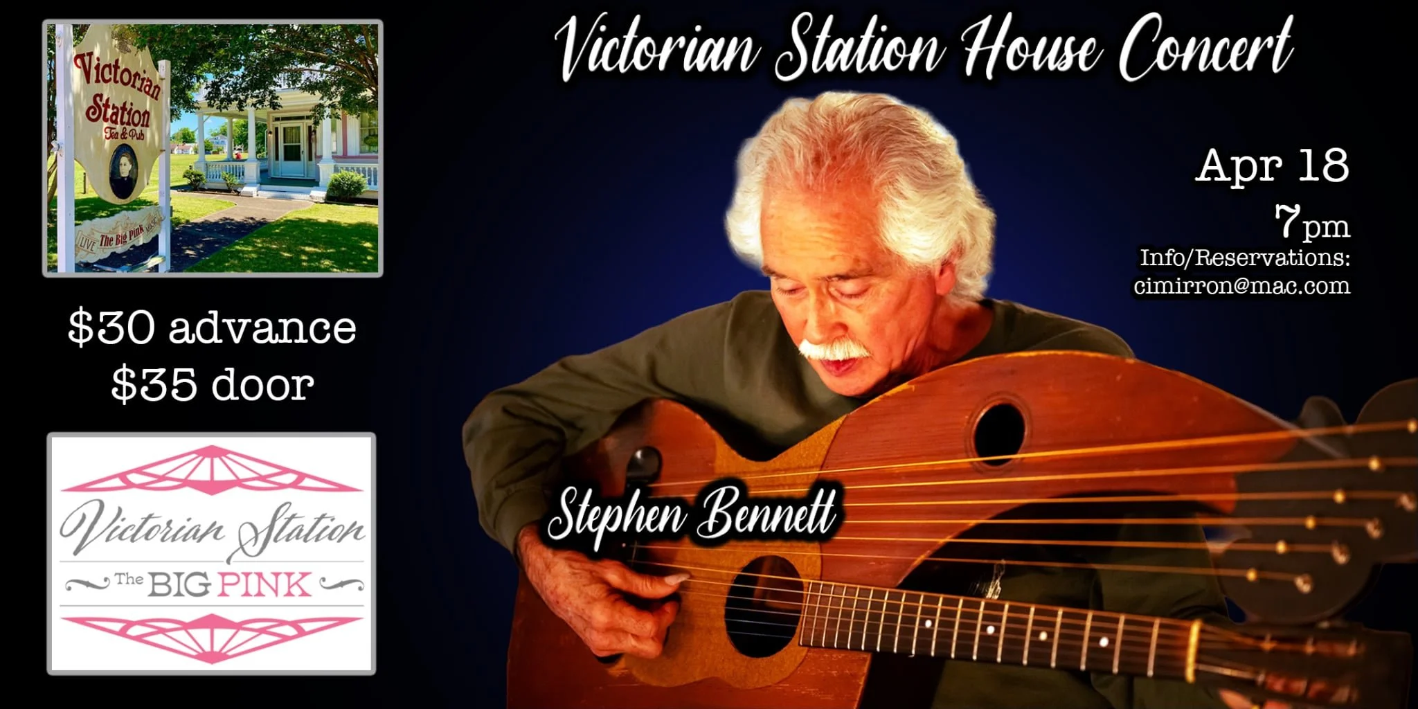 Victorian Station House Concert: Stephen Bennett 