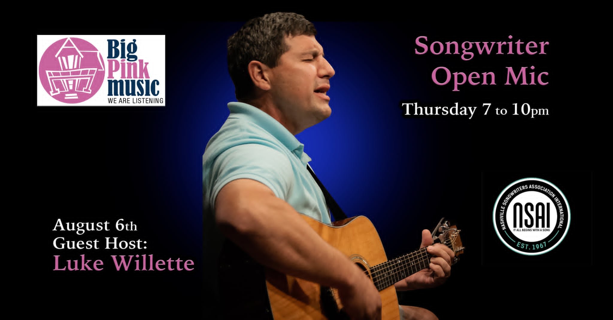 First Thursday All Original Open Mic - Hosted by Luke Willette