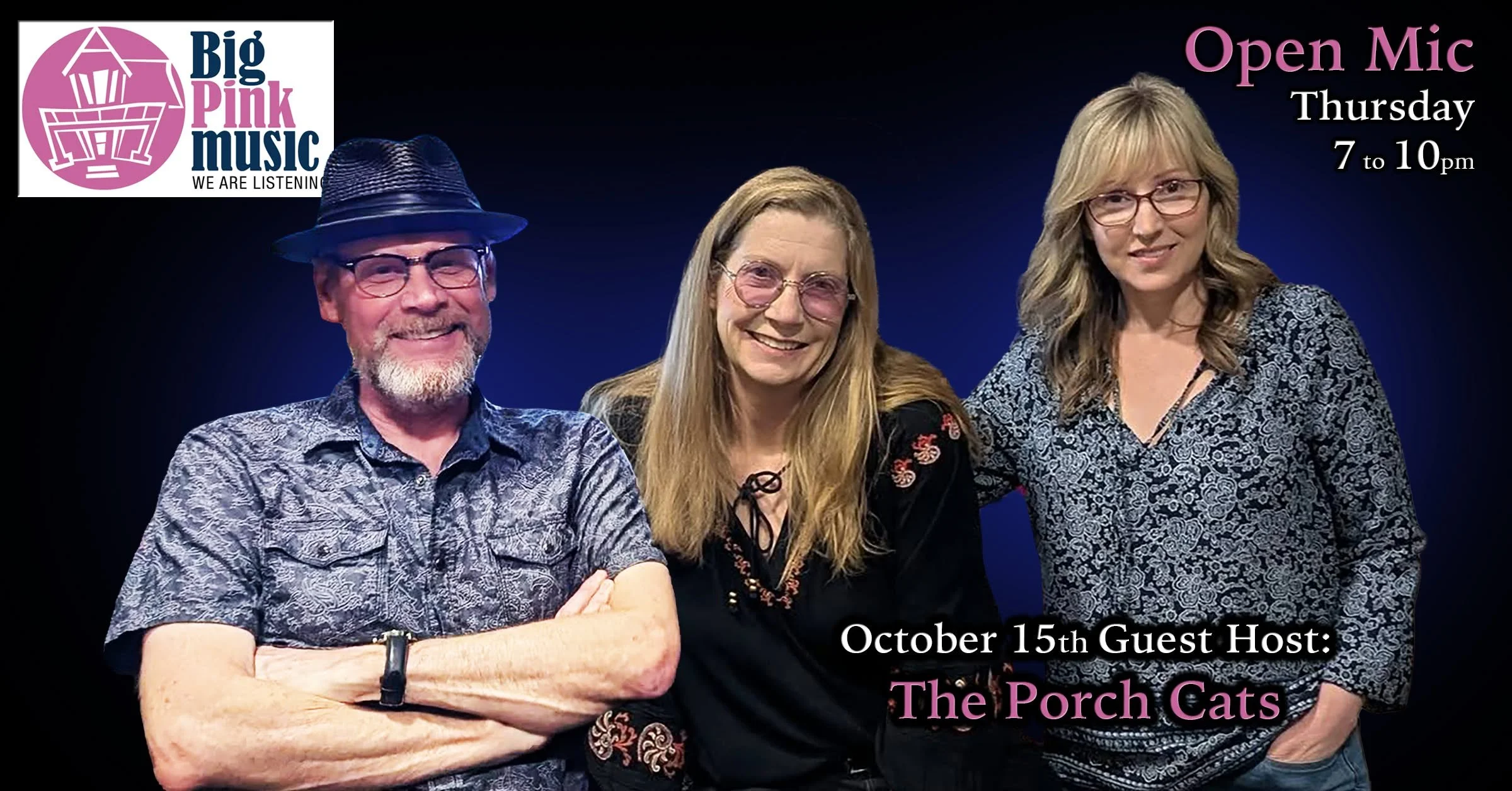 Third Thursday Open Mic - Hosted by The Porch Cats