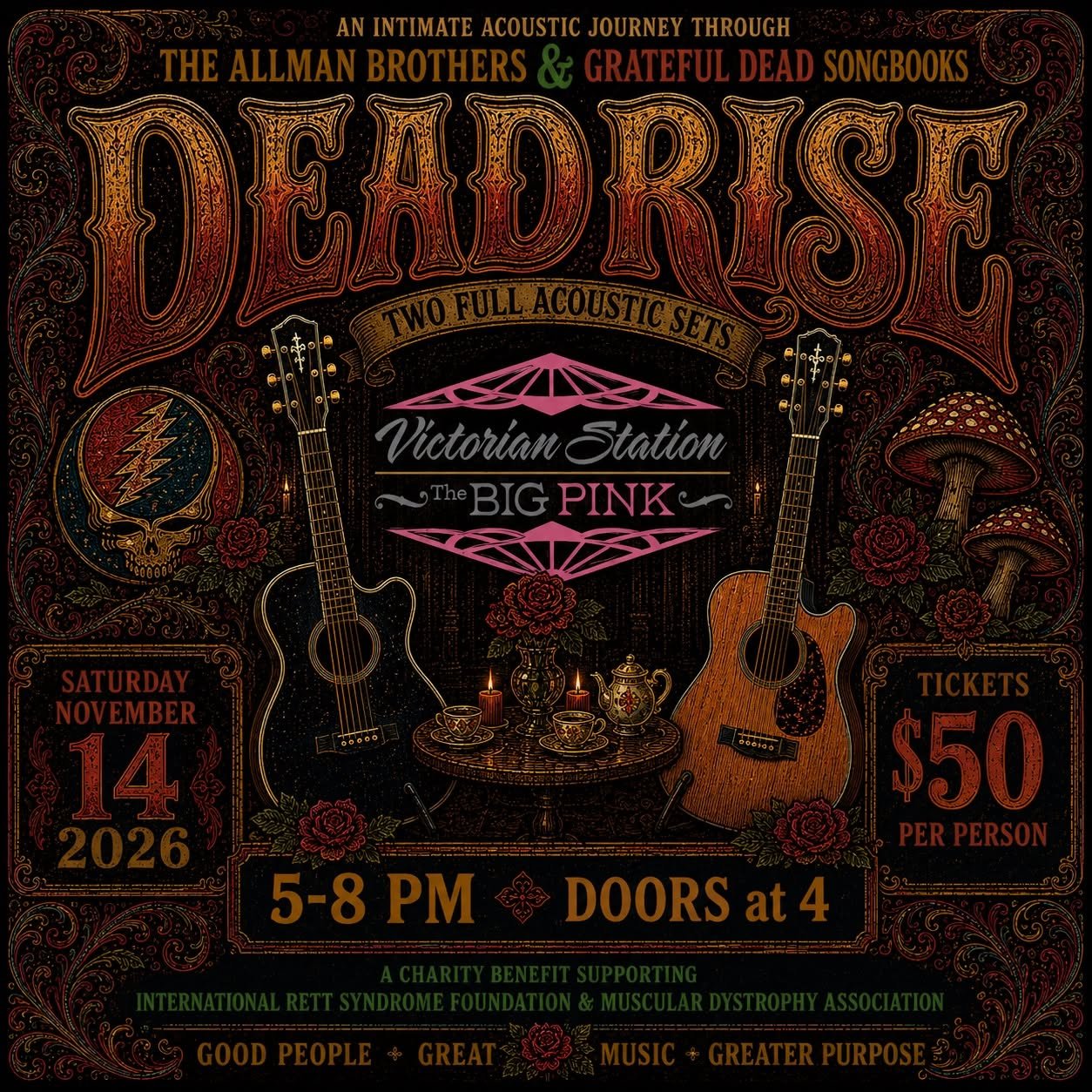 Victorian Station House Concert: Dead Rise Fundraiser