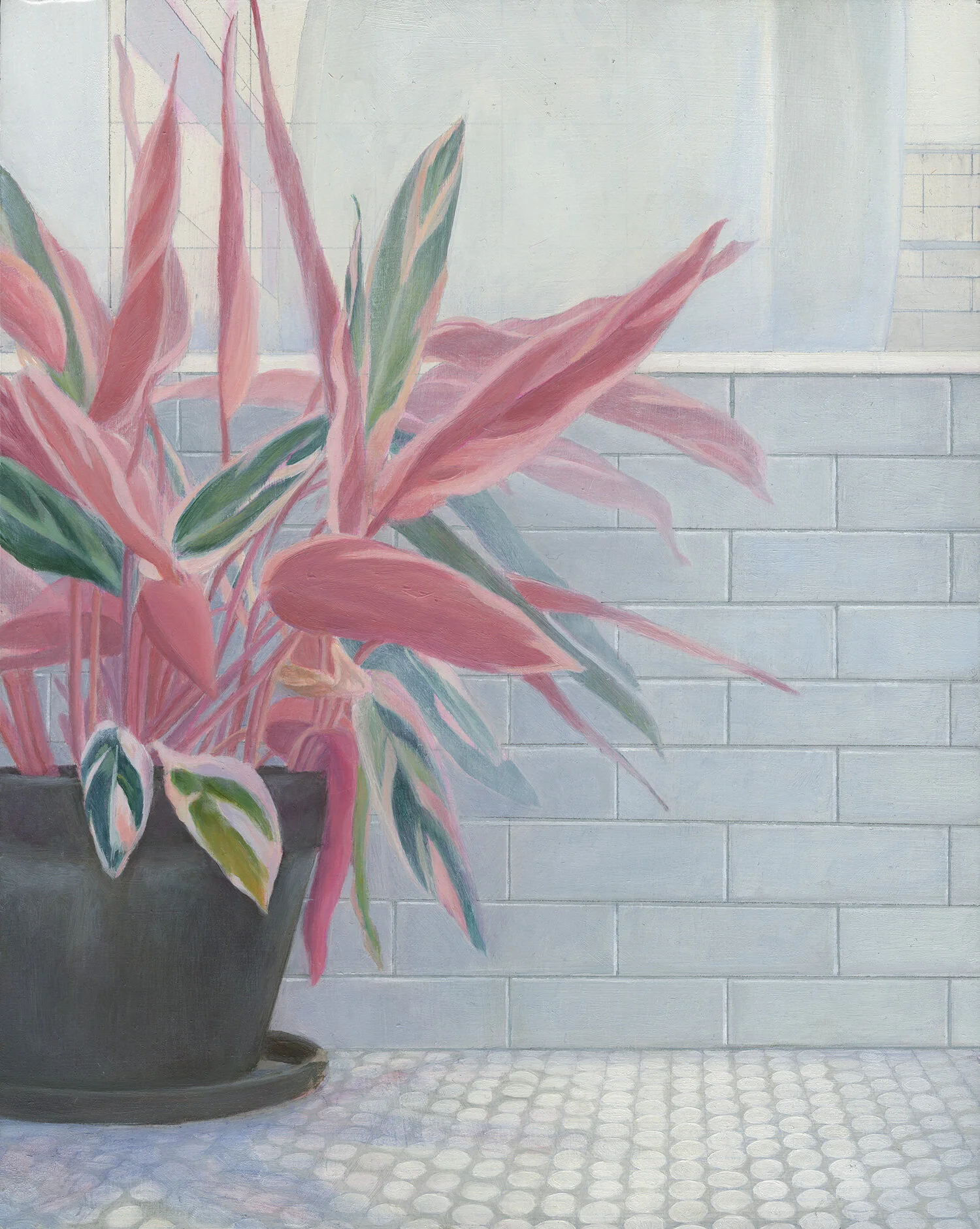  Plant /  Oil on board / 8 x 10 " / 2019   Planta /  Óleo sobre tabla / 20.32 x 25.4 cm / 2019   Currently not availlable / Actualmente no disponible  