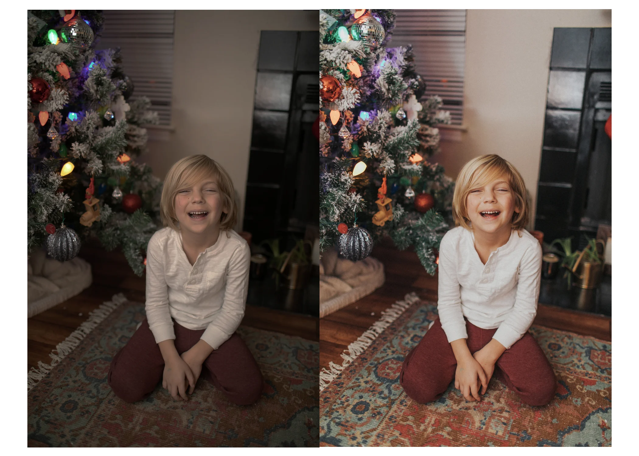 Shot on Canon 5dmk4 with 35mm lens, 1.6, 160 shutter, 400 ISO and 580EX speedlite. LEFT: SOOC. RIGHT: Edited with MEGA
