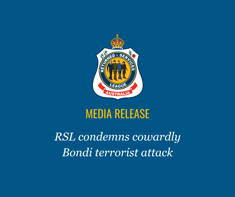 RSL Condemns Cowardly Bondi Terrorist Attack