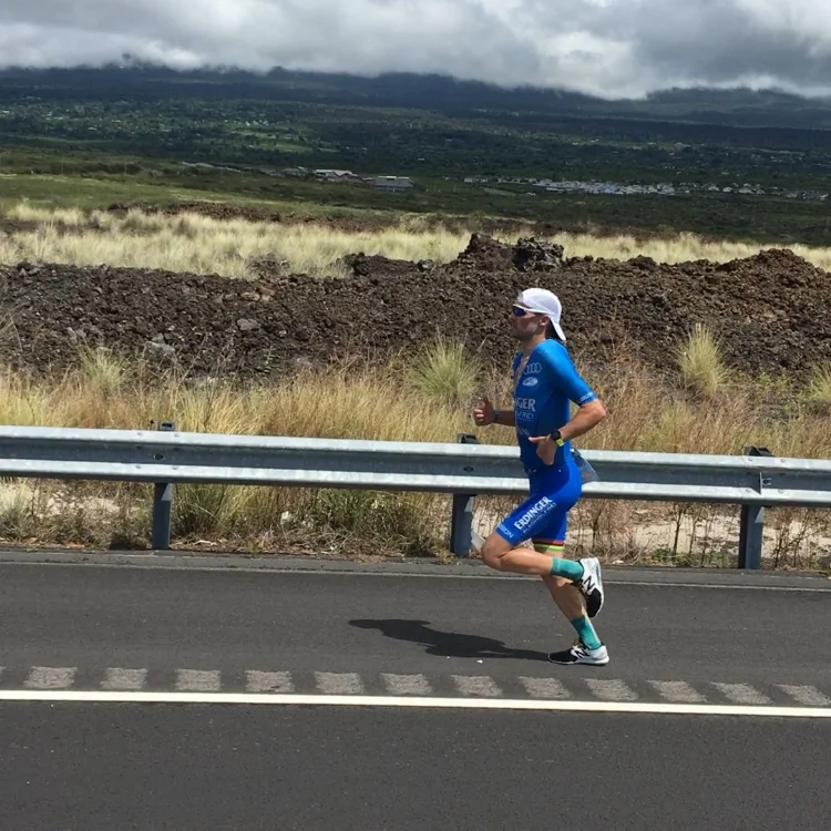 Overall winner and new course record holder Patrick Lange.