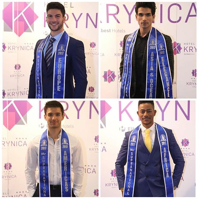 Congratulations to our 4 continental winners: Mister Supranational Europe @justin_axiak of Malta 🇲🇹, Mister Supranational Asia &amp; Oceania @altamashfaraz of India 🇮🇳, Mister Supranational Am&eacute;ricas @codyondrick of the USA 🇺🇸 and Mister 