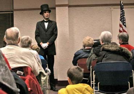 Speaking at Marion (IA) Public Library lancepresentsabe.com