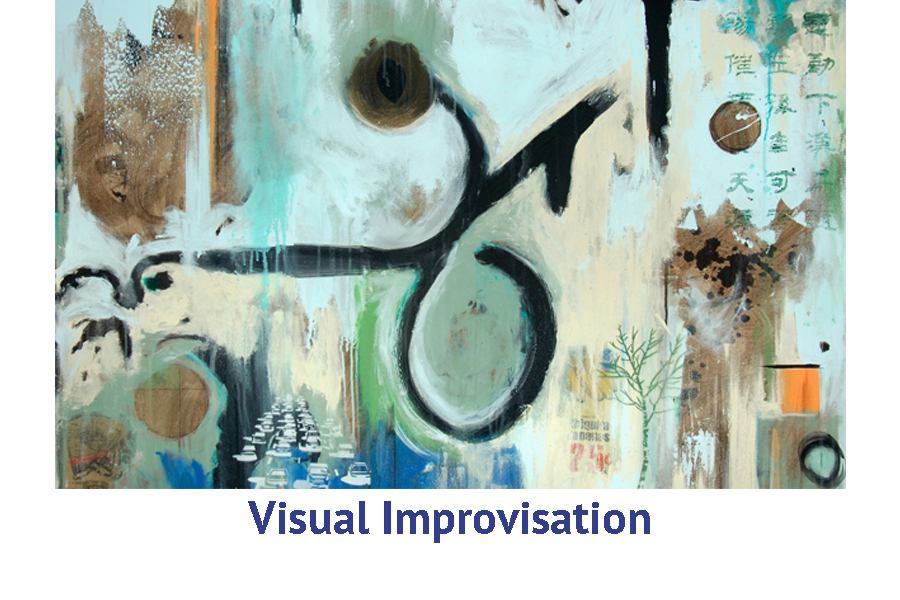  Visual improvisation in abstract painting art travel workshop 
