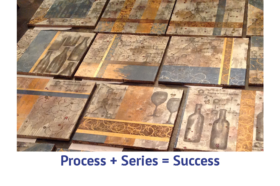  Process and series equals success in abstract painting art travel workshop 