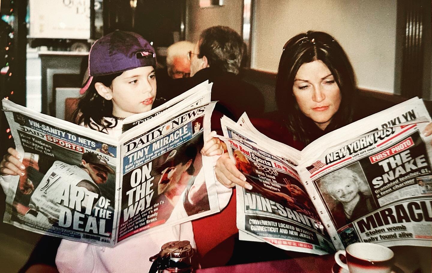 Breakfast in Manhattan be like &hellip;. ☕️🥞❤️ In honor of this special girl&rsquo;s bday &hellip; a throwback morning memory&hellip; sending love from coast to coast #nyc -&gt; #cali 🔥 @joelleesmithh 
.
.
#daughterlove❤️ #sandiego #nycdeli #tabloi