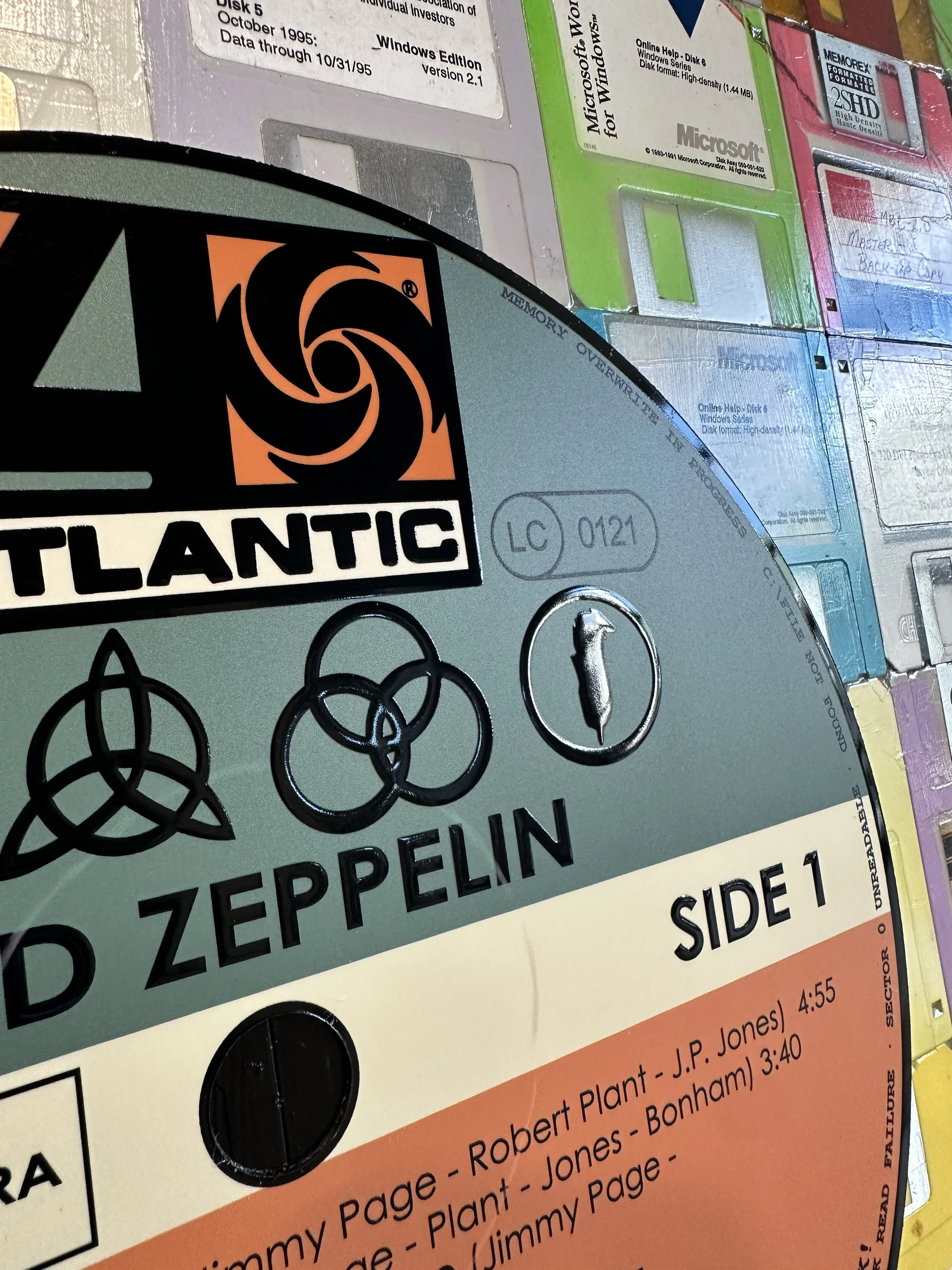 Led Zeppelin IV (Side 1) — Dutch pressing detail