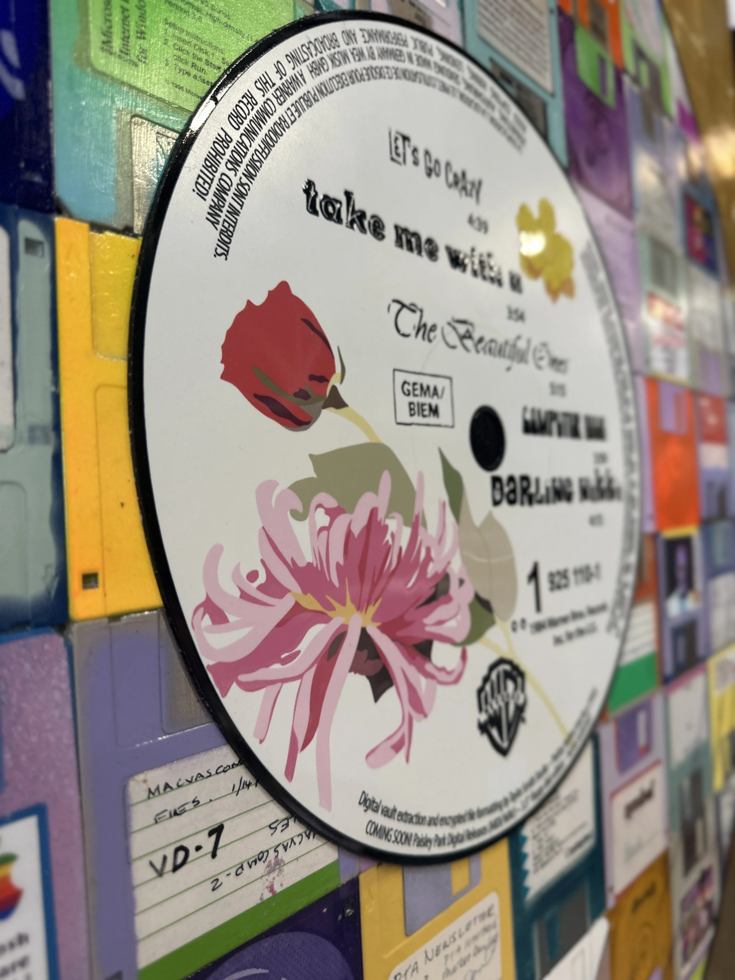 Purple Rain – Angled Artwork Detail