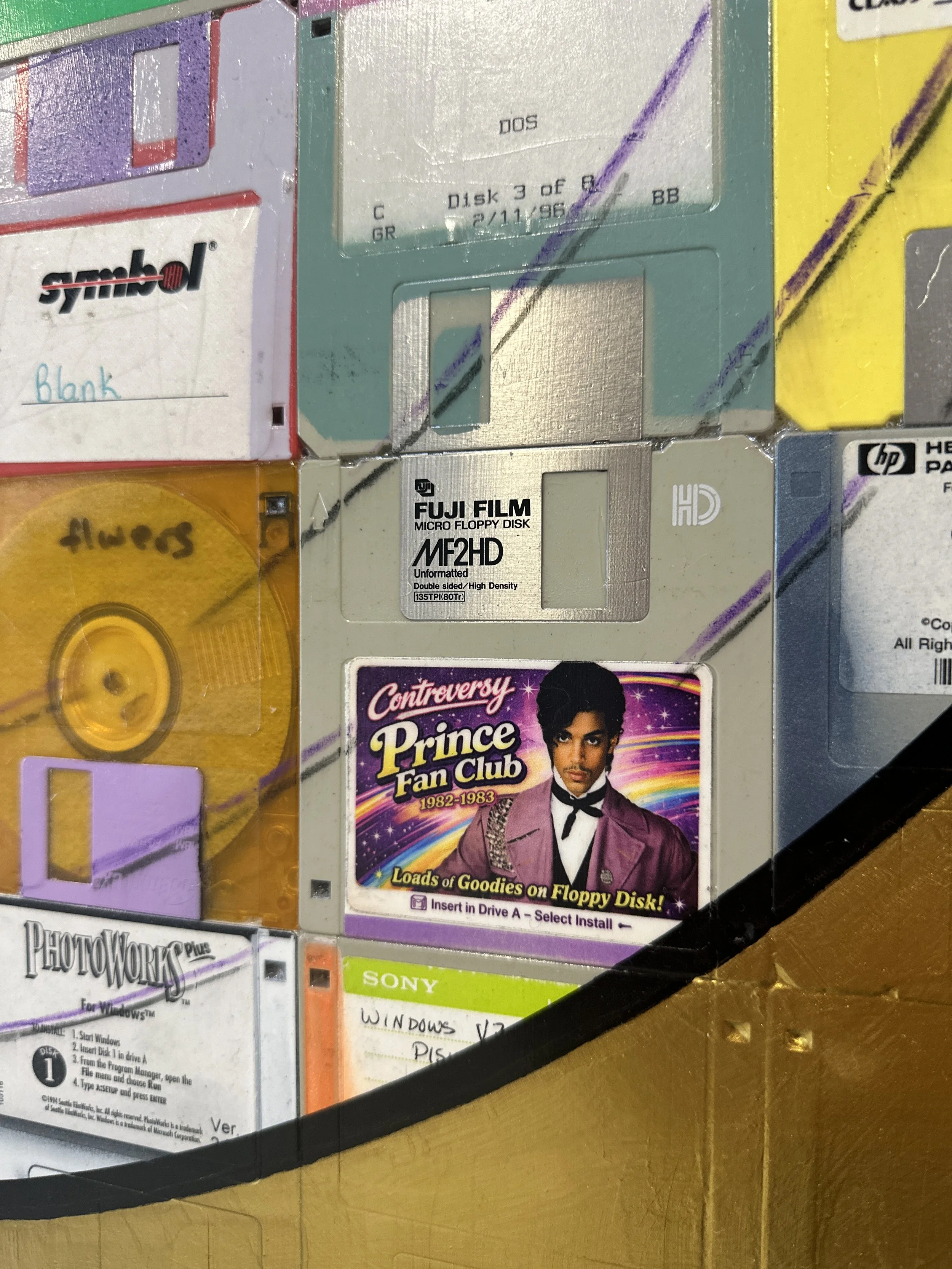 Purple Rain – Floppy Disk Detail