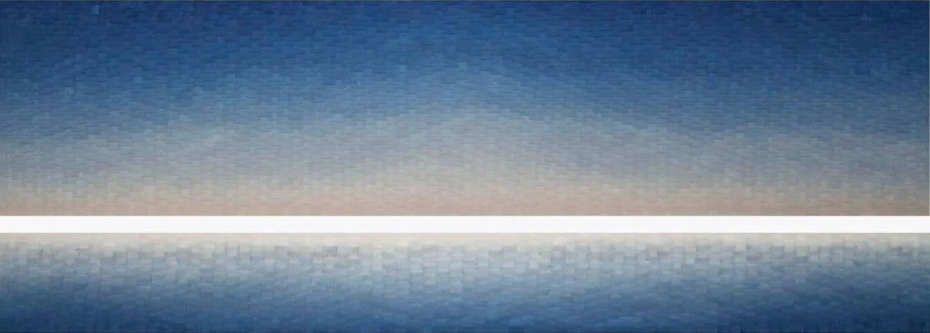 SCALE 1218.01Acrylic &amp; Mixed Media On Panel26 x 72 x 3 in (66.04 x 182.88 x 7.62 cm)