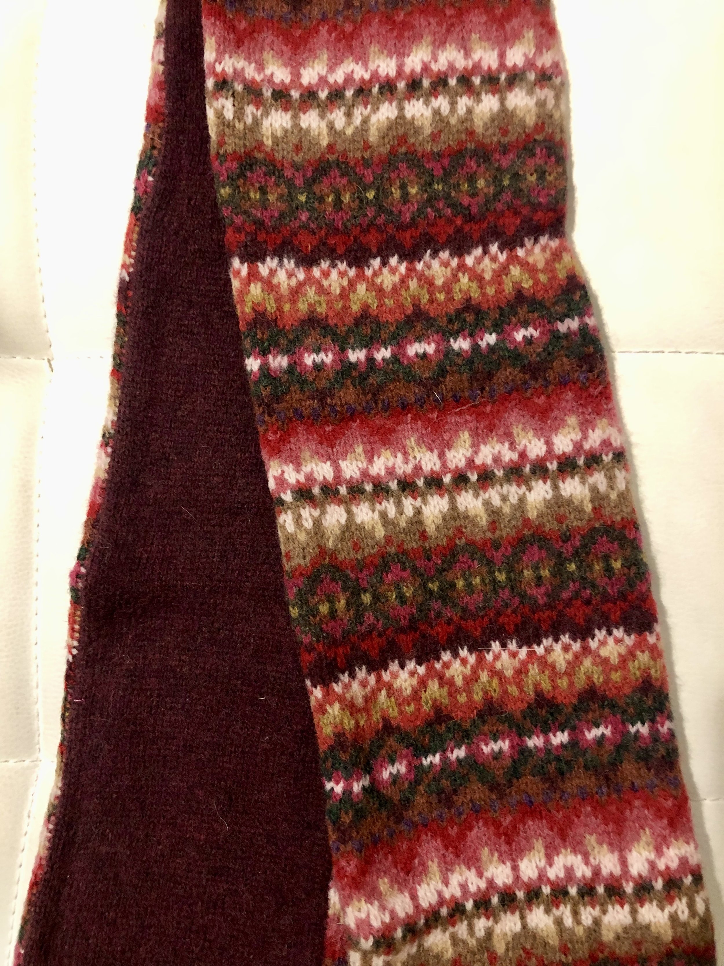 Fairisle Wool Scarf
