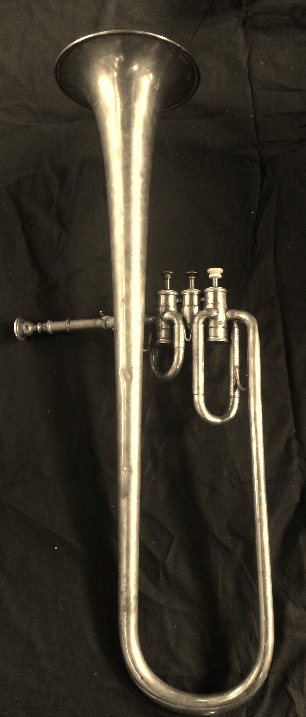 Adolphe Sax (Paris), sold by Distin & Sons (London) - contralto saxhorn in Bb
