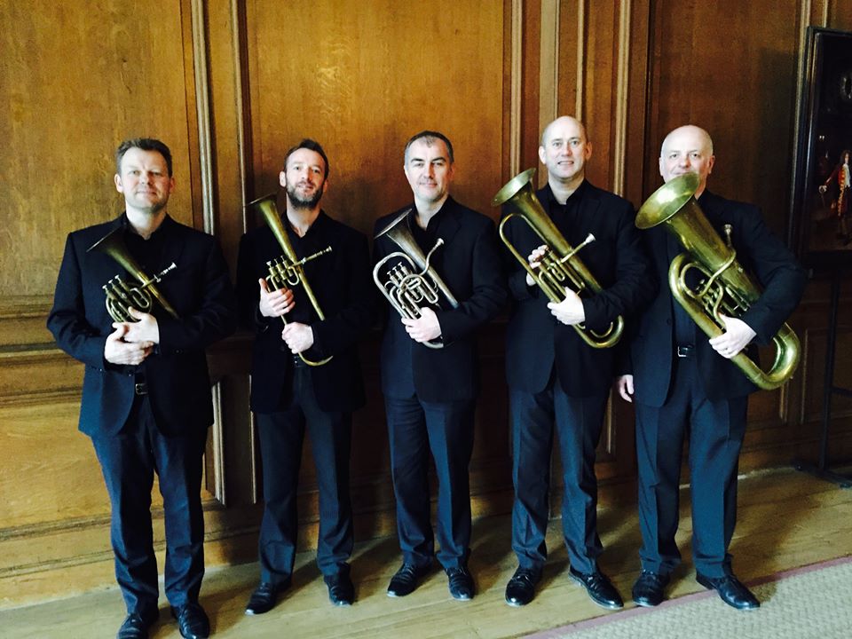 Richard Fomison, Fraser Tannock, Richard Thomas, Phil Dale and Jeff Miller - The Prince Regent's Band at Hampton Court