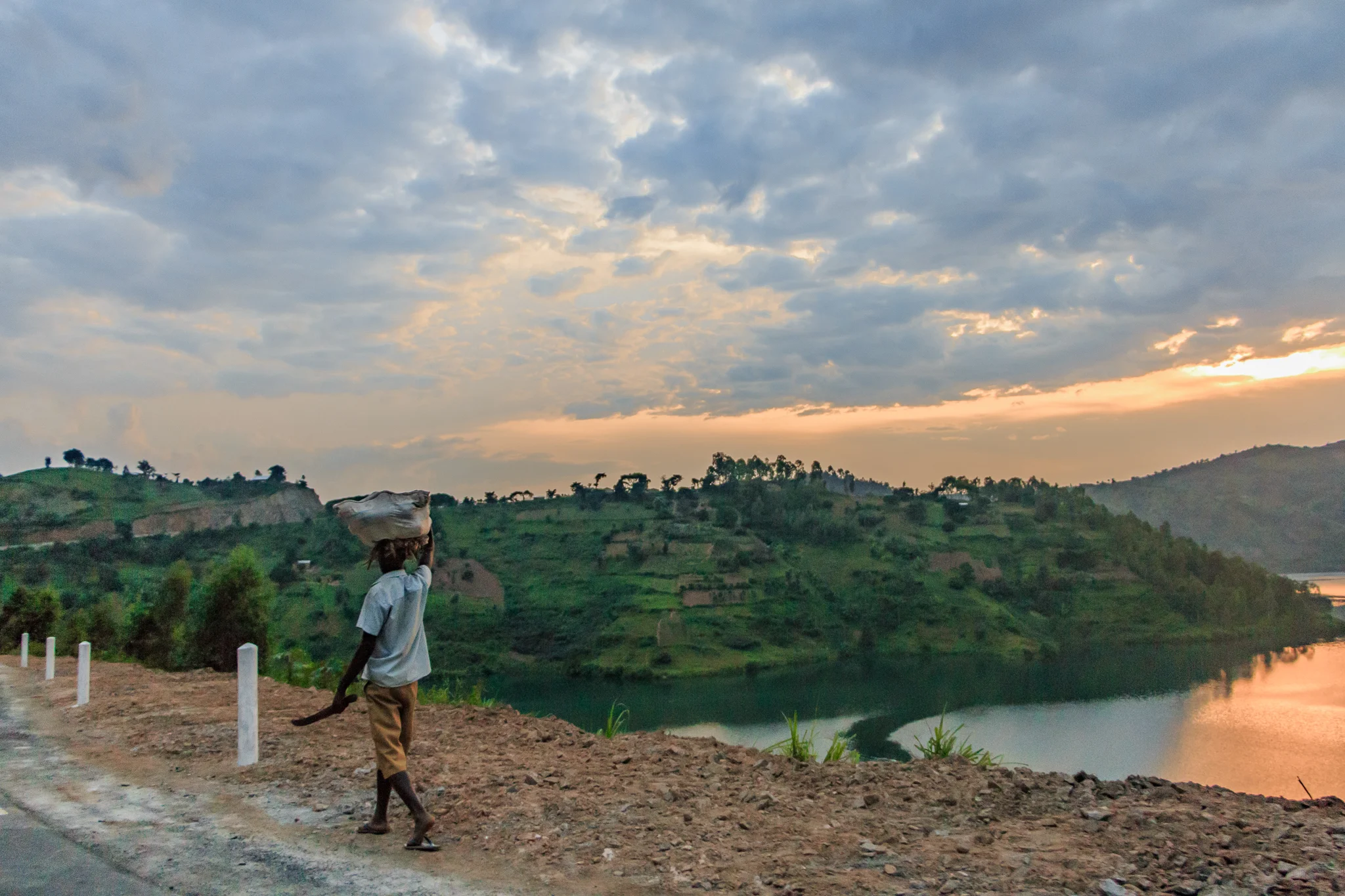 The road from Rwanda to the Congo. 