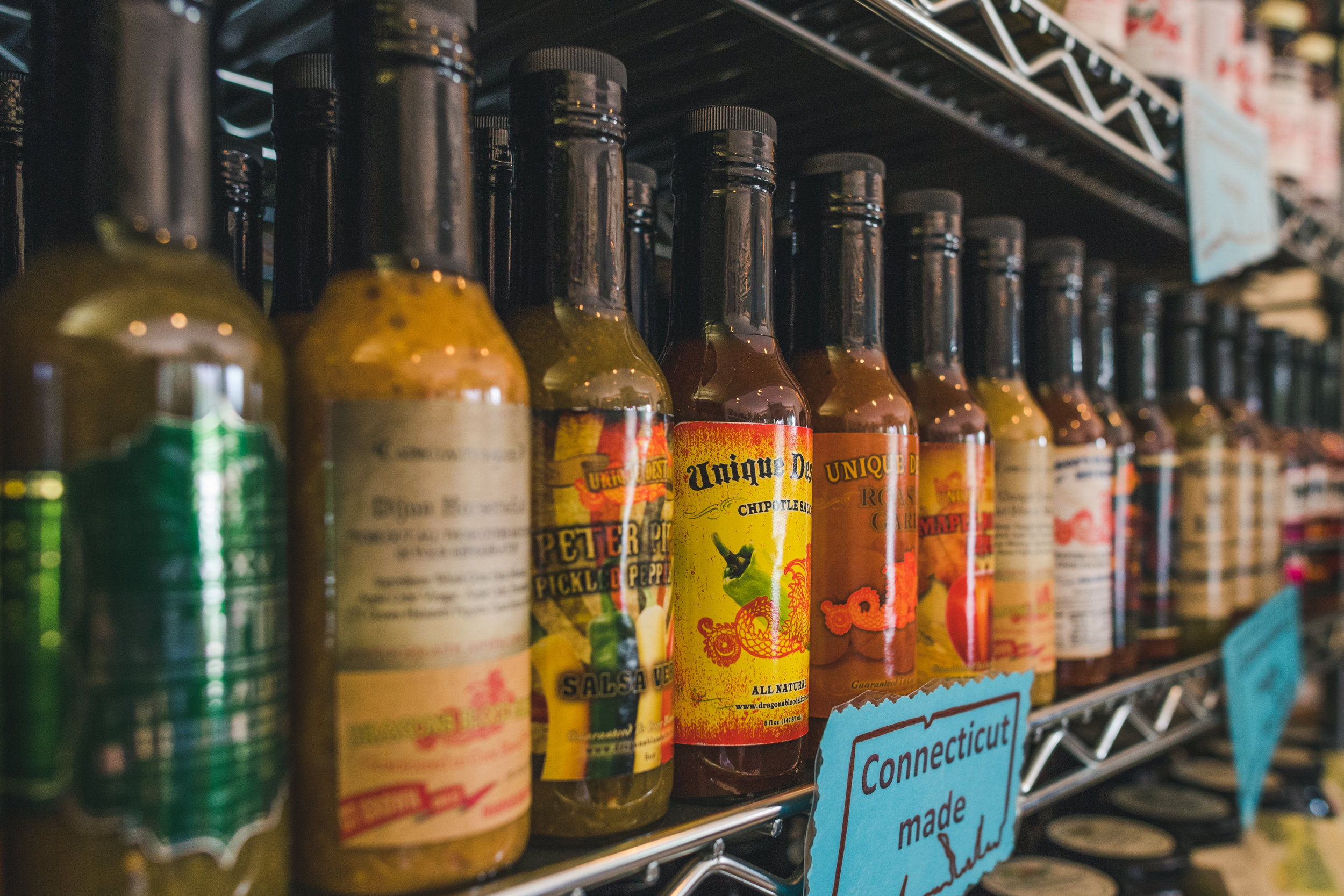 Connecticut Hot Sauces.