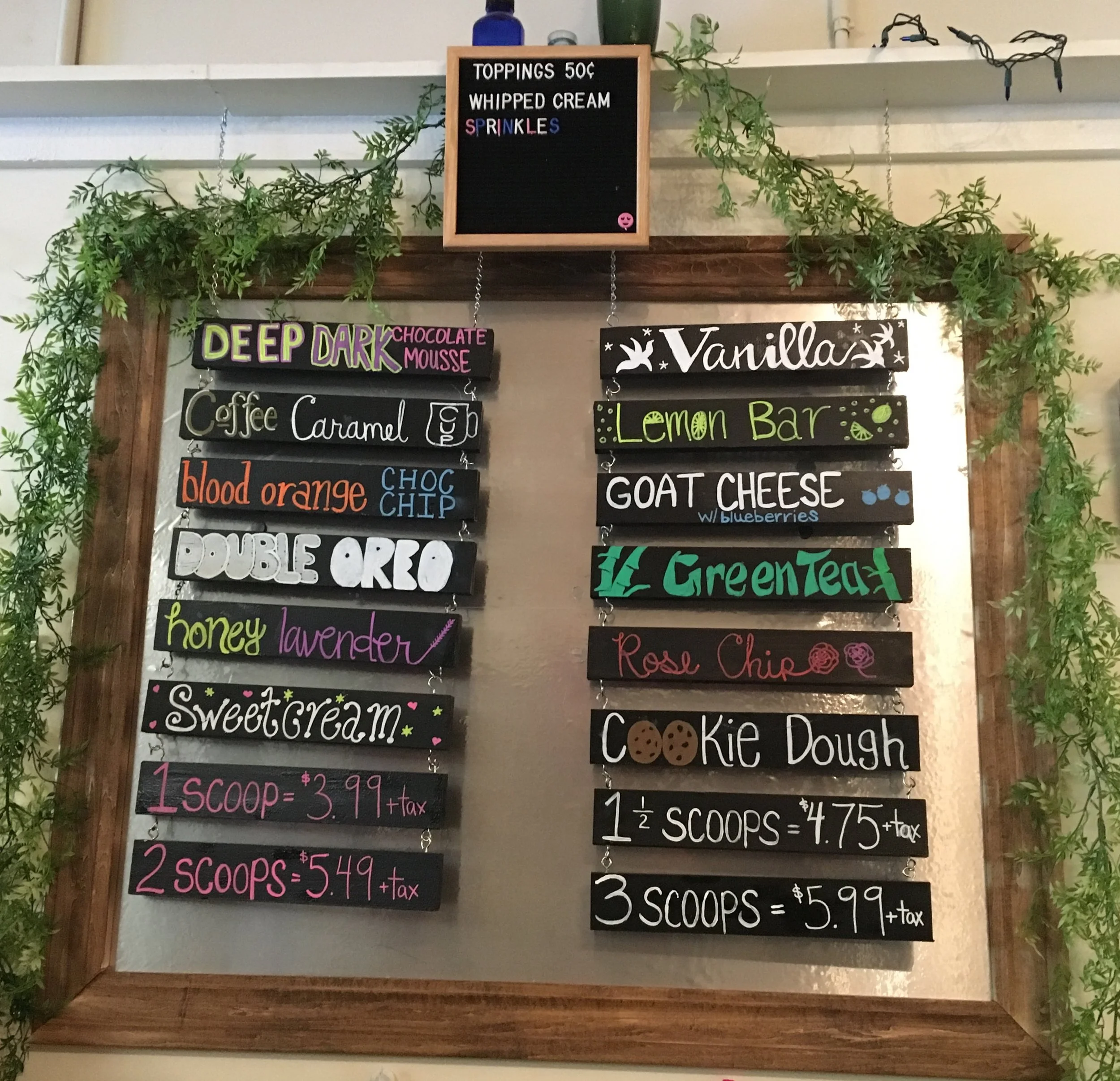 Current Flavors, updated daily. Flavors subject to change