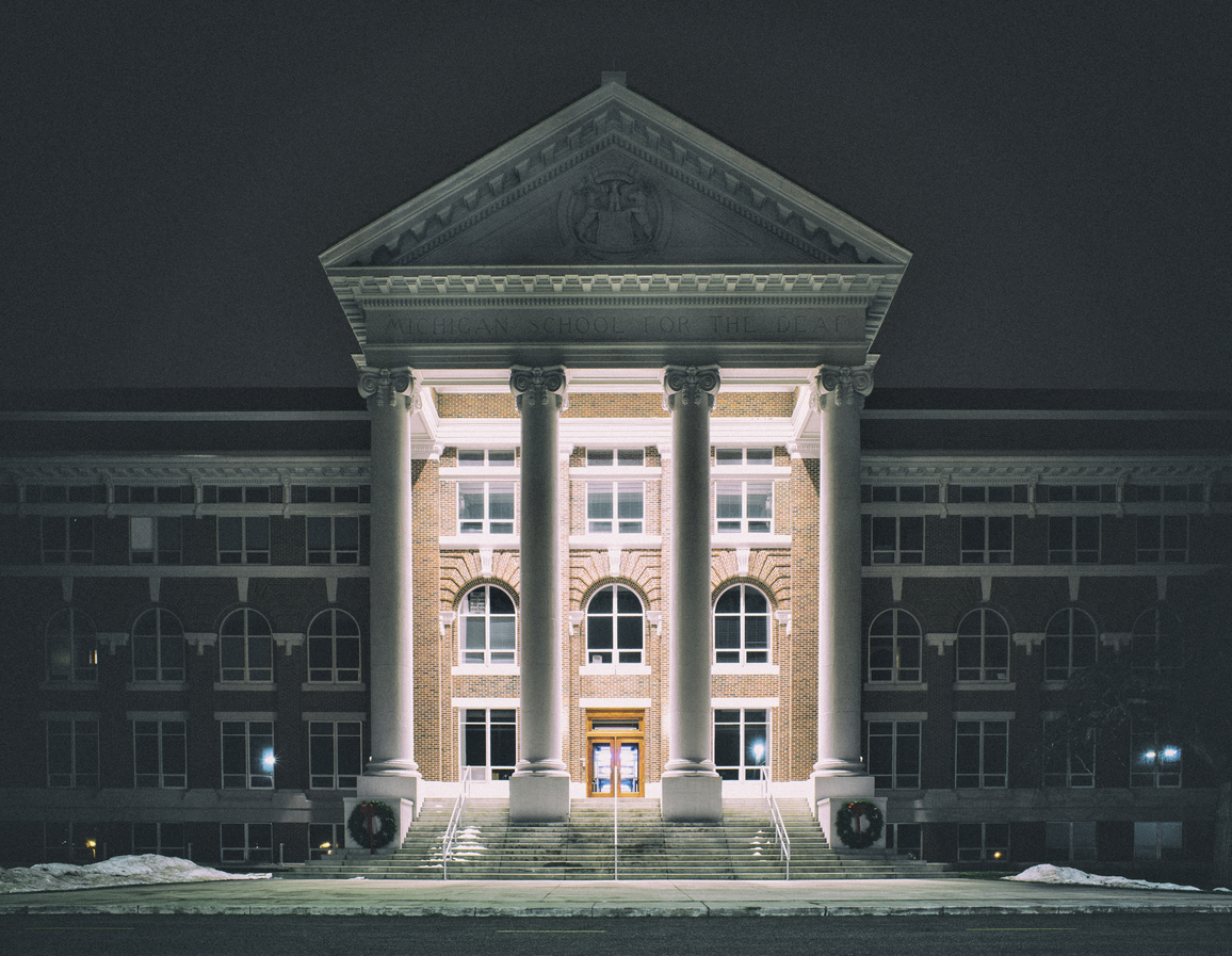 Photo of the Michigan School for the Deaf by Eric Hergenreder
