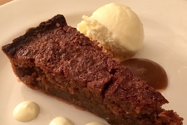 Treacle tart to finish