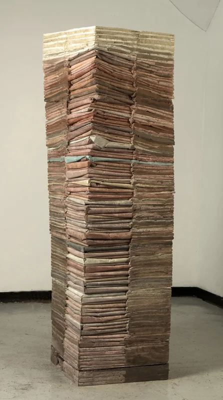 A Story of Solitude, 2008, concrete, 87 x 24 x 24 inches