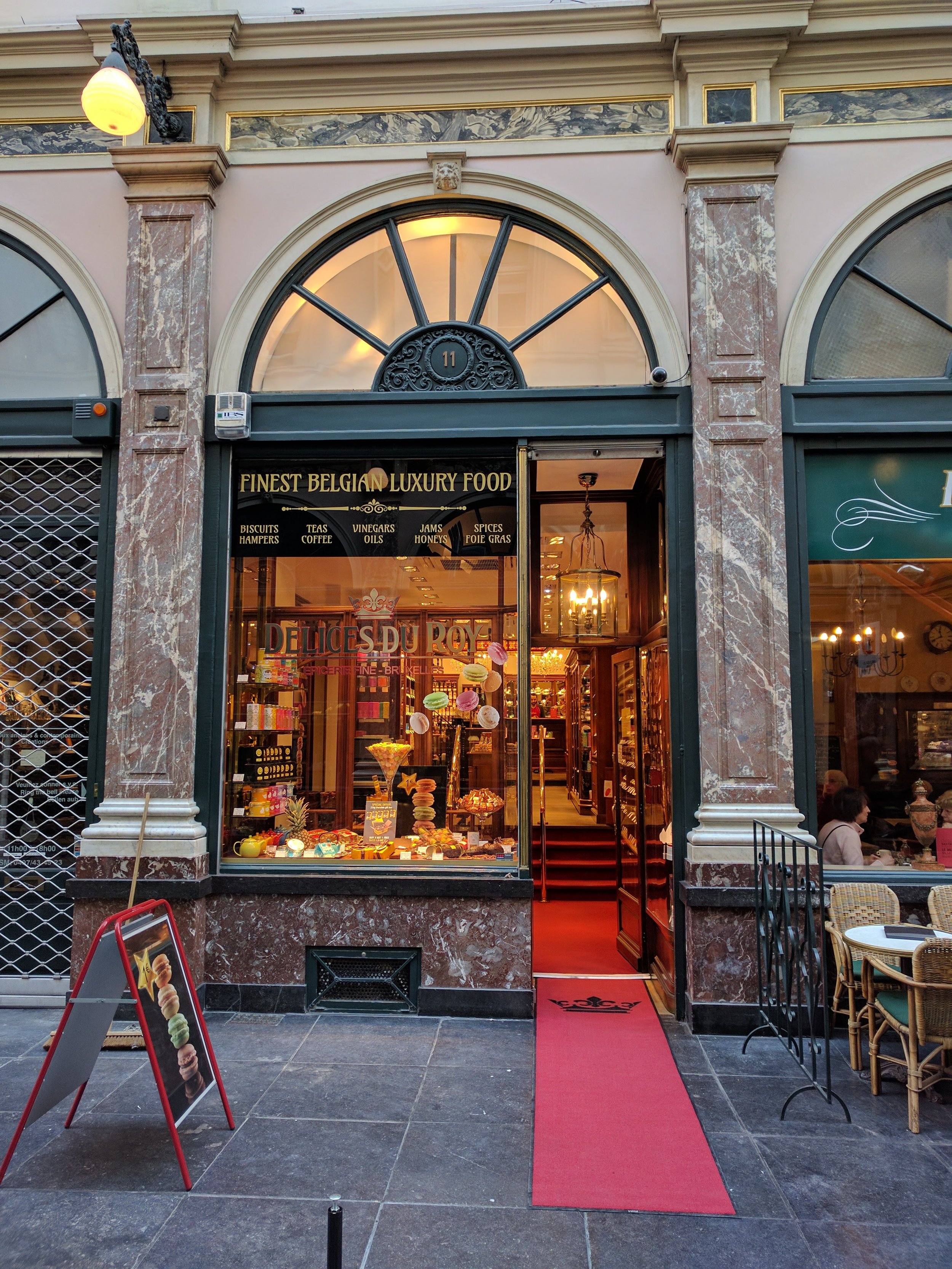 Fancy chocolate shop
