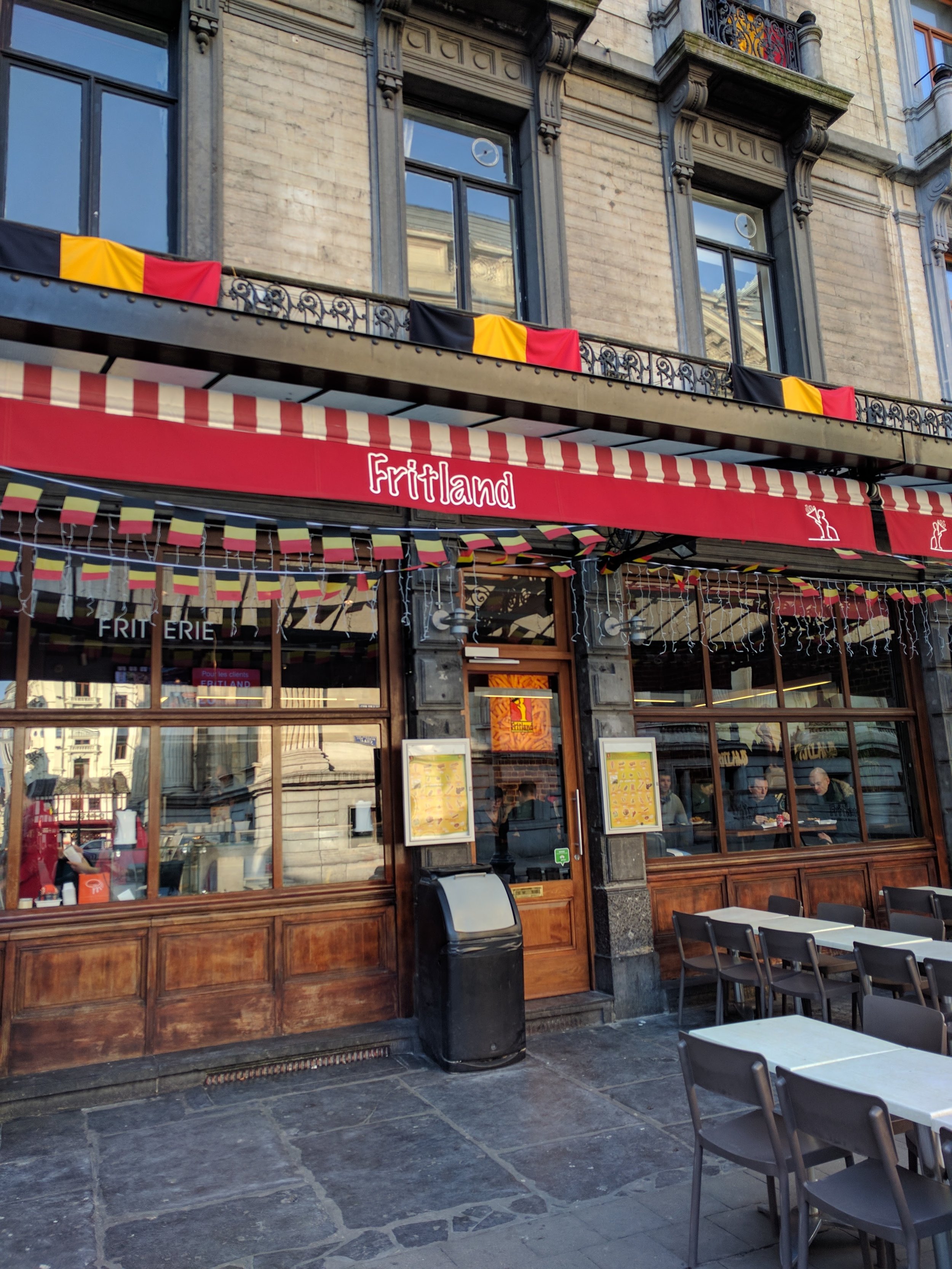 When in Belgium, it's fry time!