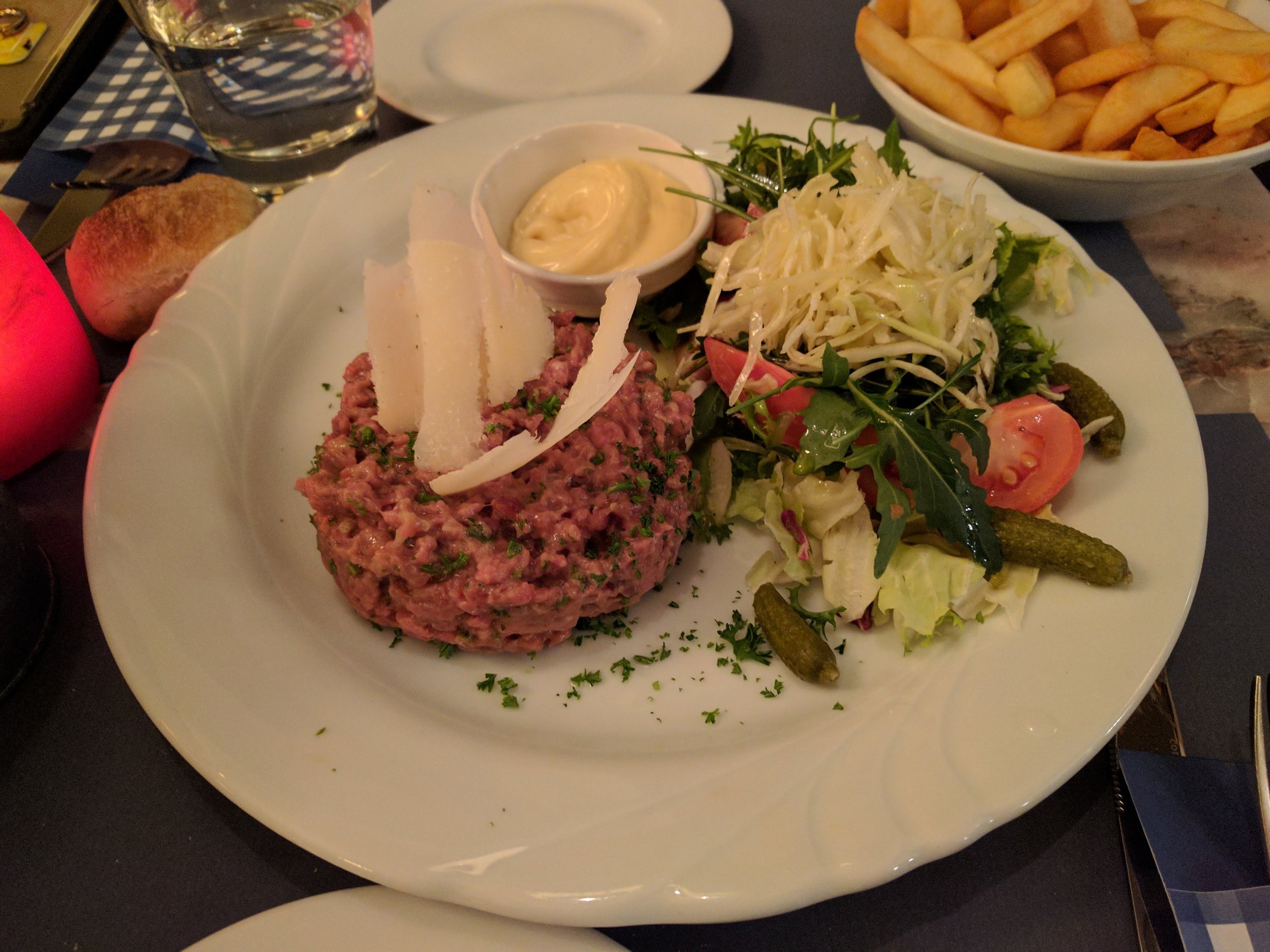 Tartare americaine at La Boussole