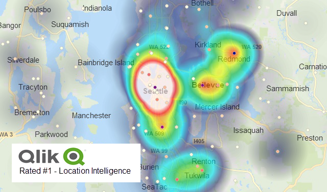 See the award winning Qlik GeoAnalytics in action