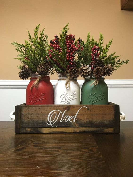 Mason Jar Centerpieces $40 per person