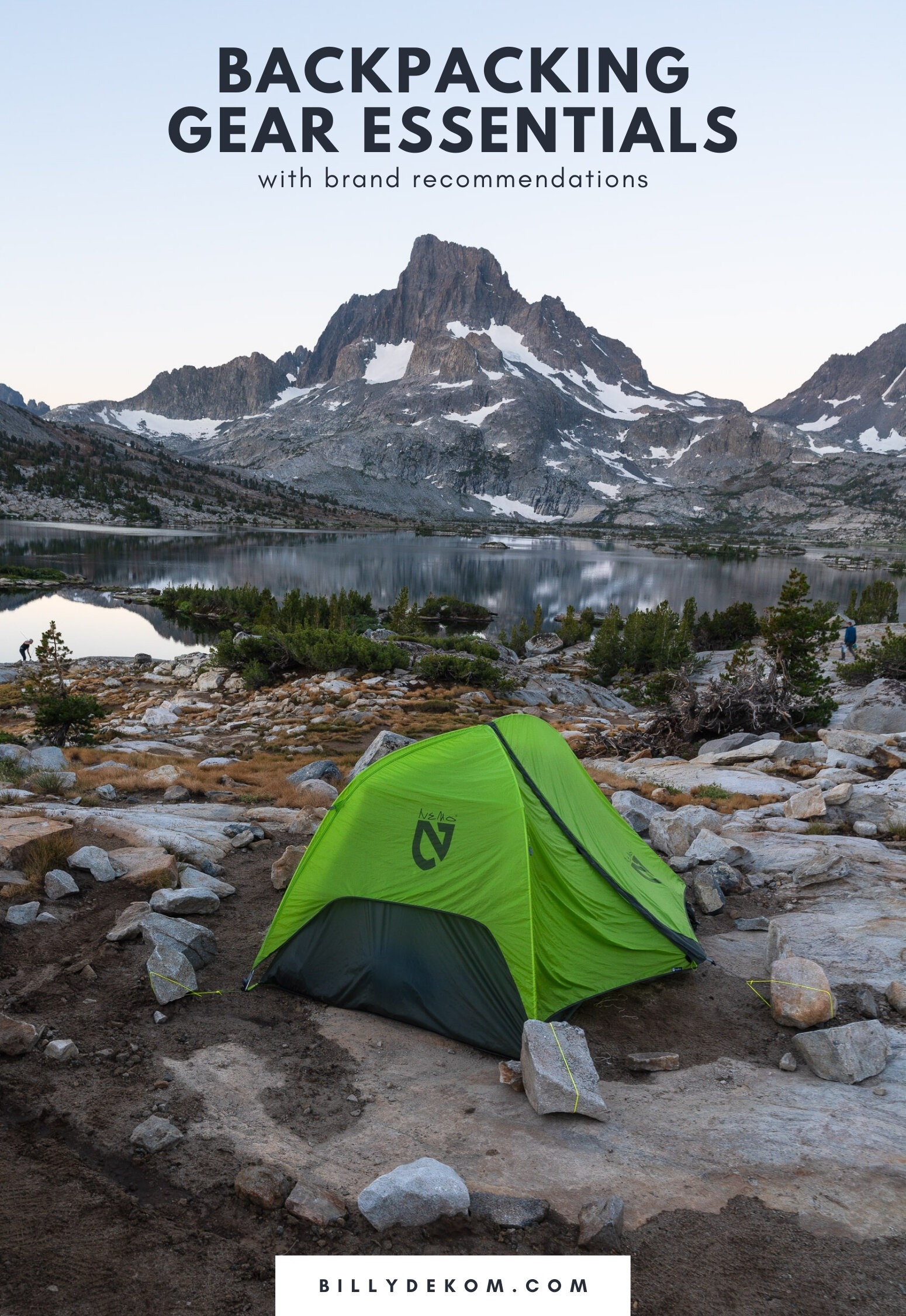 Backpacking Gear List + Brand Recommendations — Billy DeKom