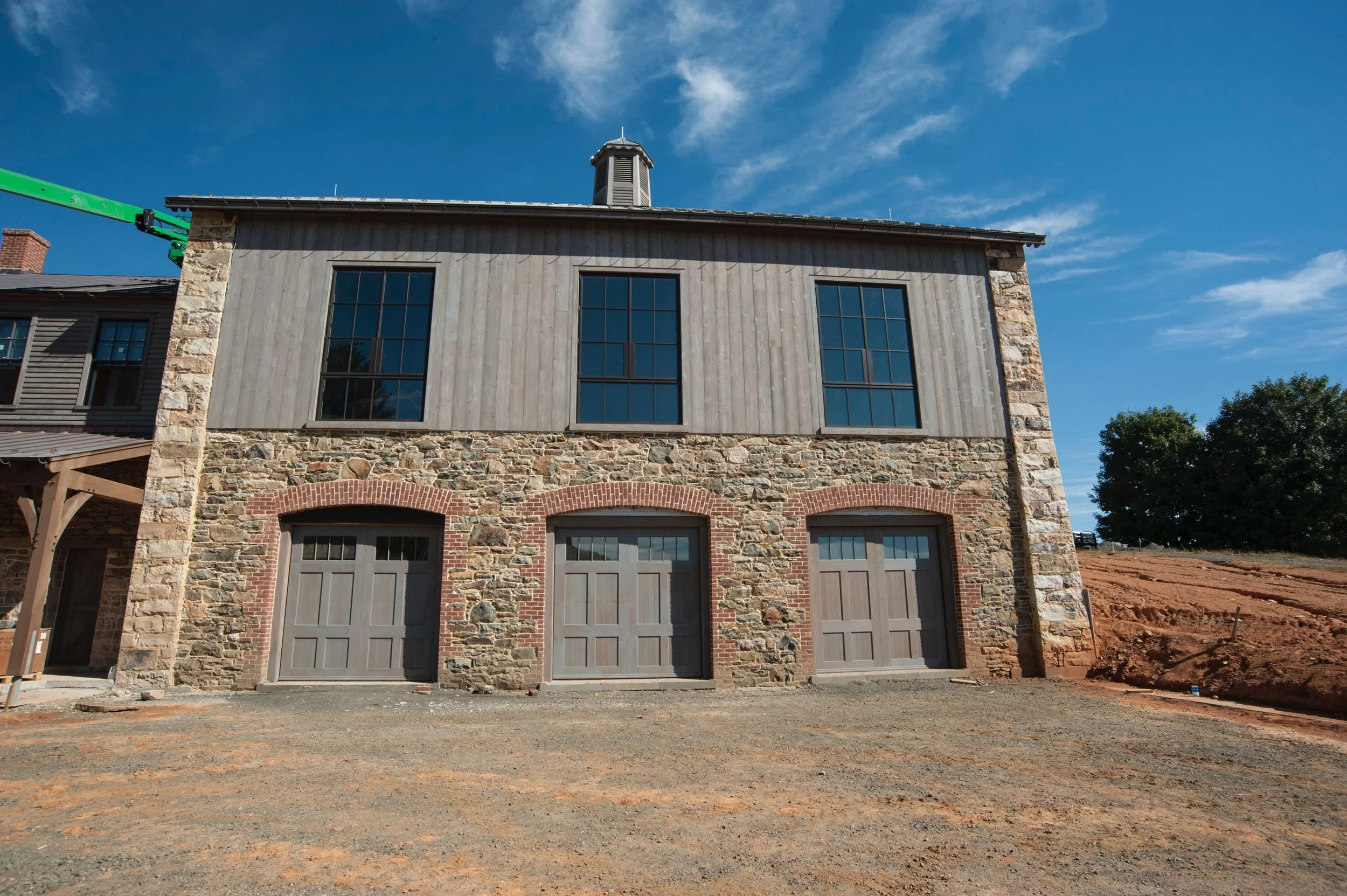 Cochran's Stone Masonry was responsible for all the masonry work on this period inspired barn at Washington, Virginia.