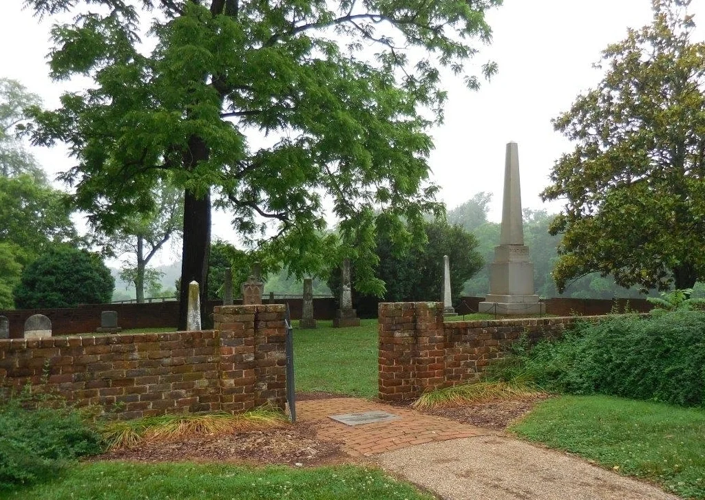 Cochran's restored the brick wall around President James and Dolley Madison's graves at their Montpelier estate.