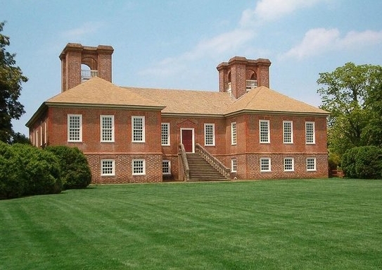 Cochran's restored brick walls at Stratford Hall, home of the Lees of Virginia and birthplace of Robert E. Lee.