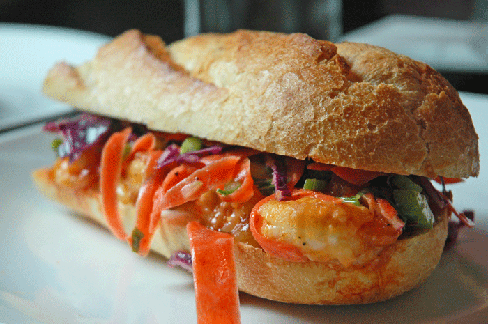 Buffalo Shrimp Rolls