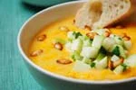 Cheddar Cauliflower + Squash Soup