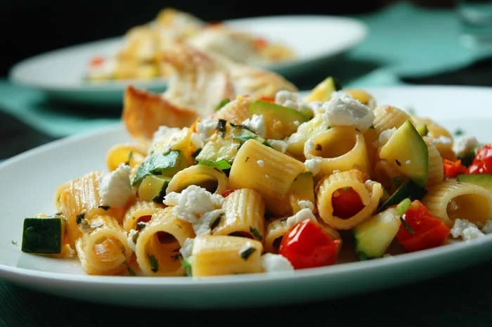 Zucchini + Tomato Pasta