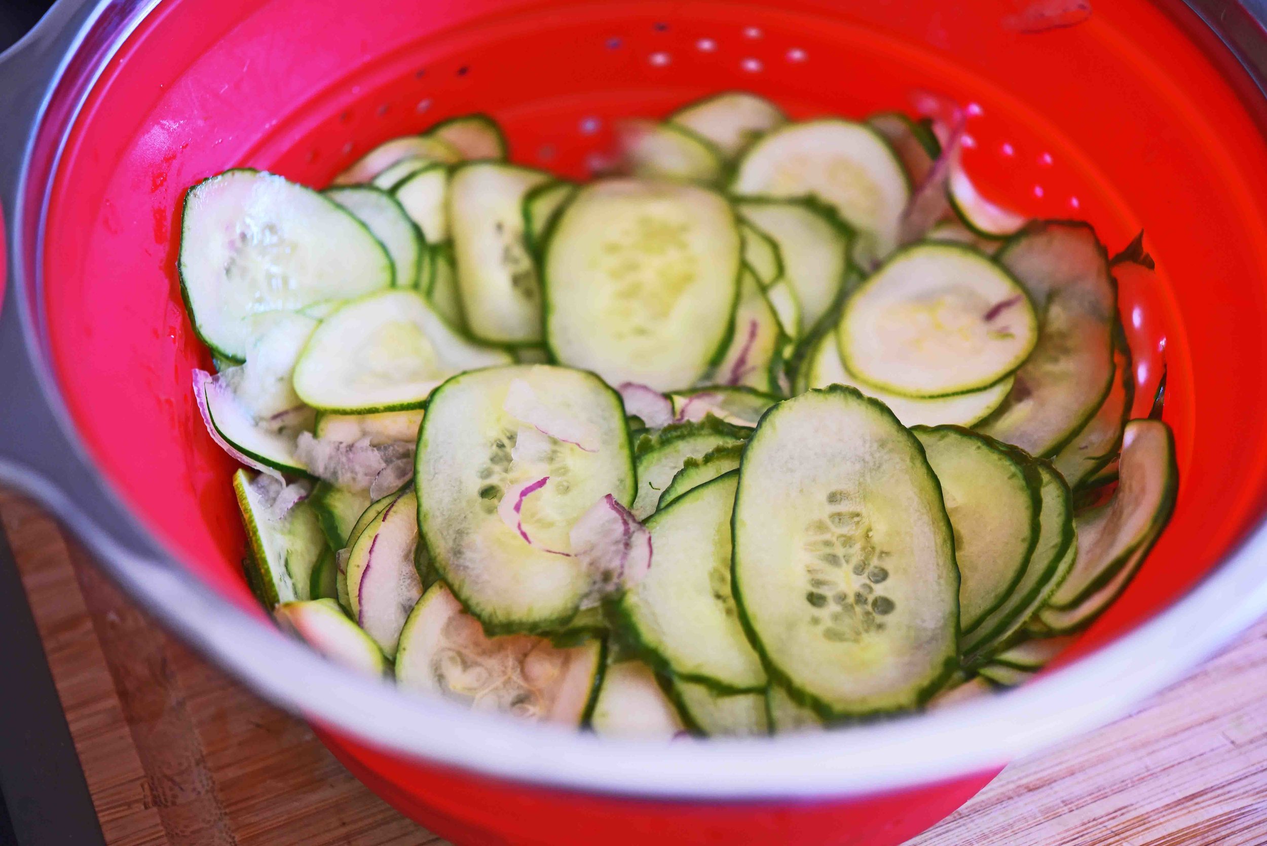 Cucumber Zucchini Salad — Nikki Dinki Cooking