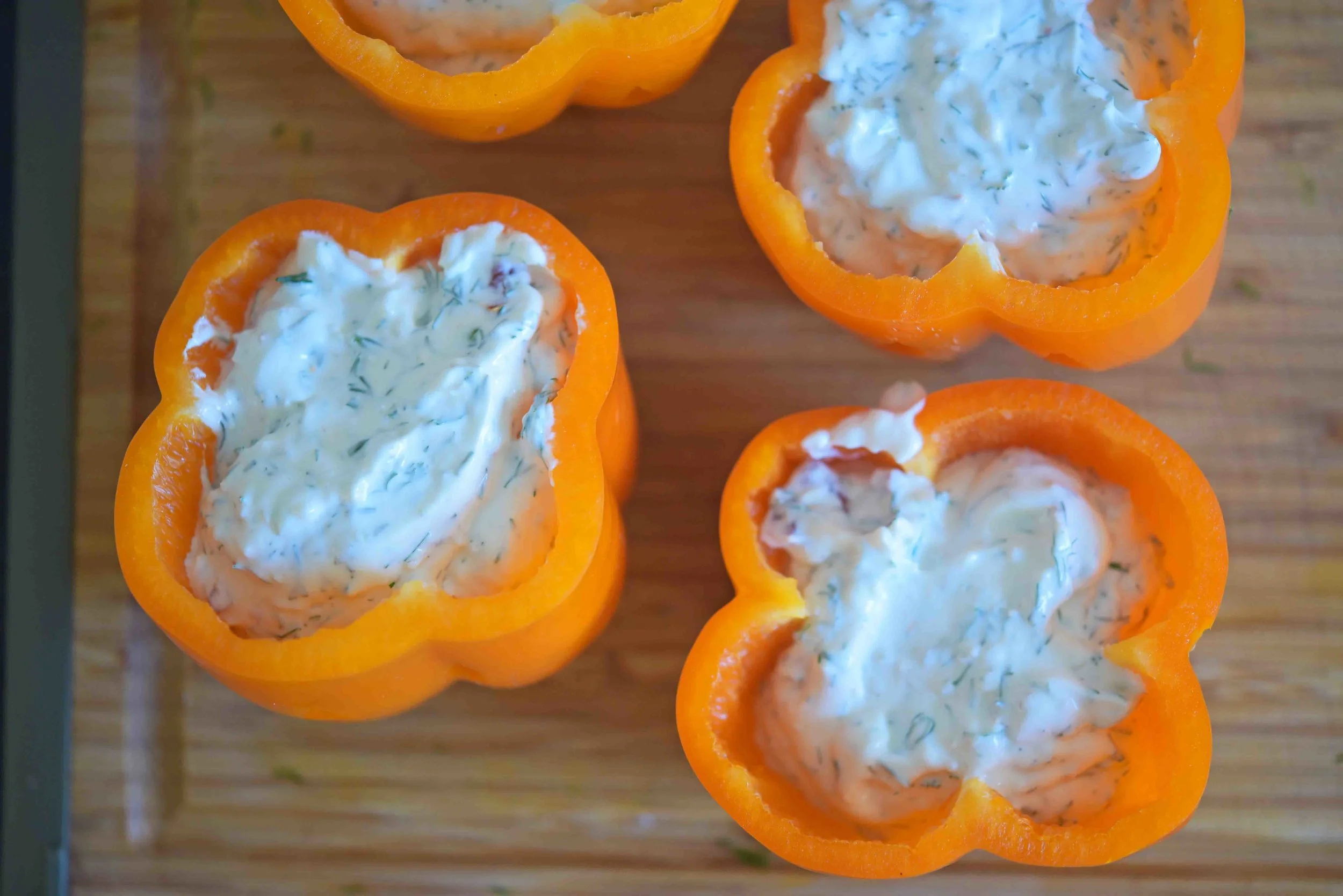 Jack-o-Lantern Veggie Dip Bell Peppers 6.jpg