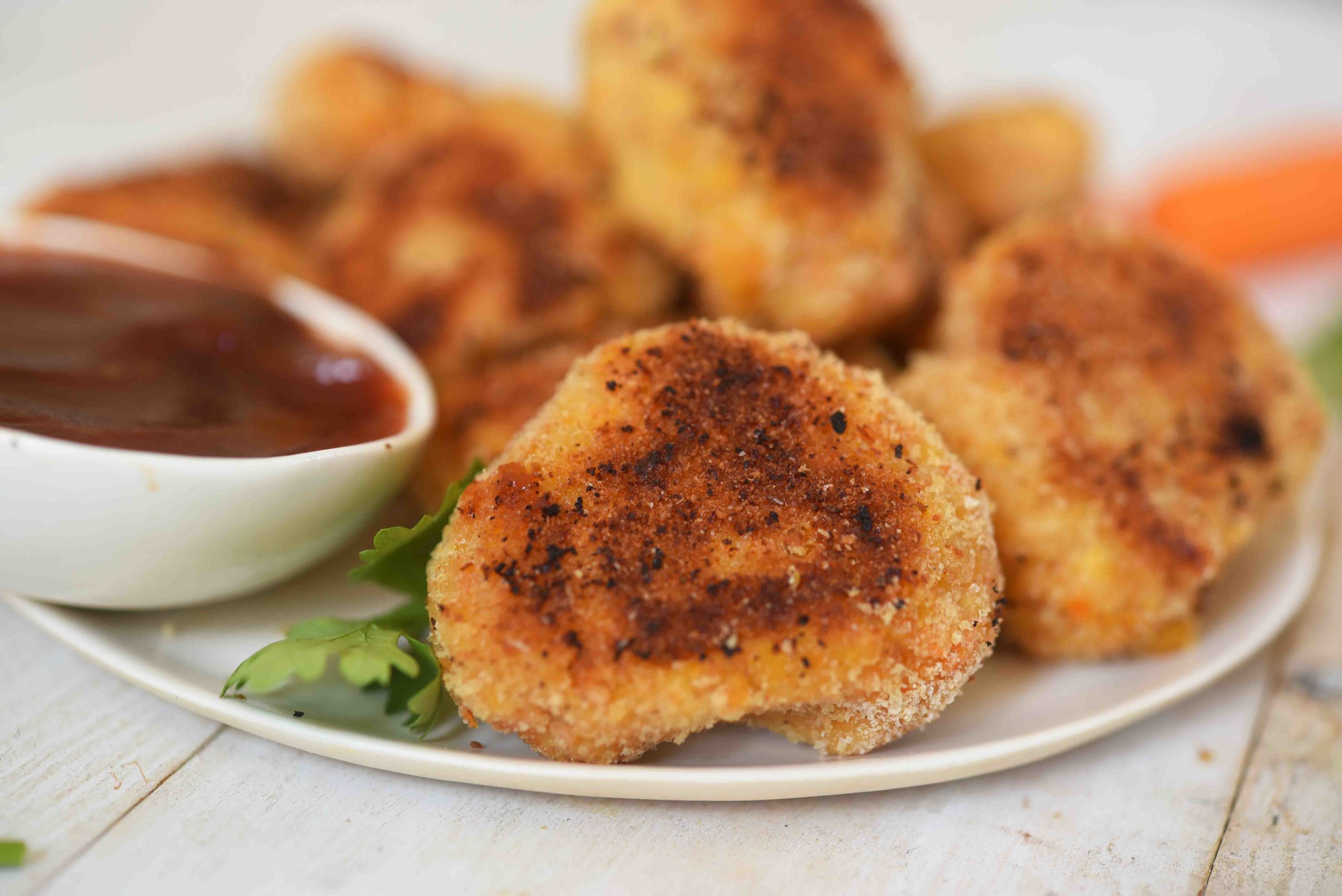 Lentil + Carrot Chicken Nuggets — Nikki Dinki Cooking