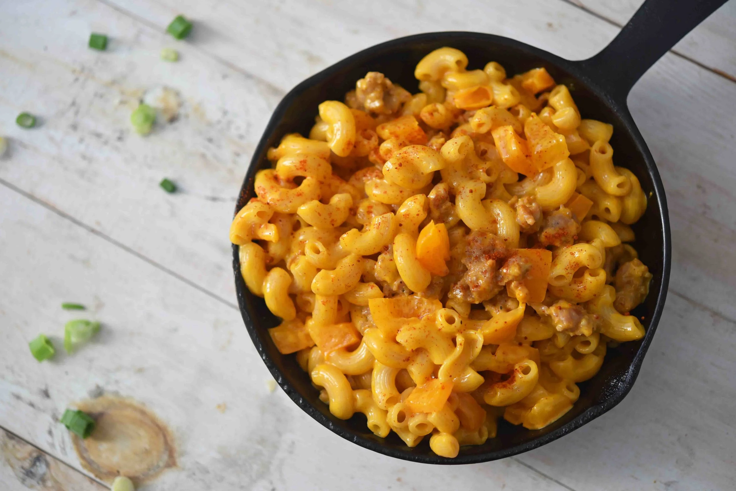 Sausage and Pepper Boxed Mac and Cheese 5.jpg