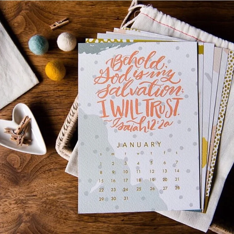 Scripture Calendar/prints and hoops http://freshentityshop.com/