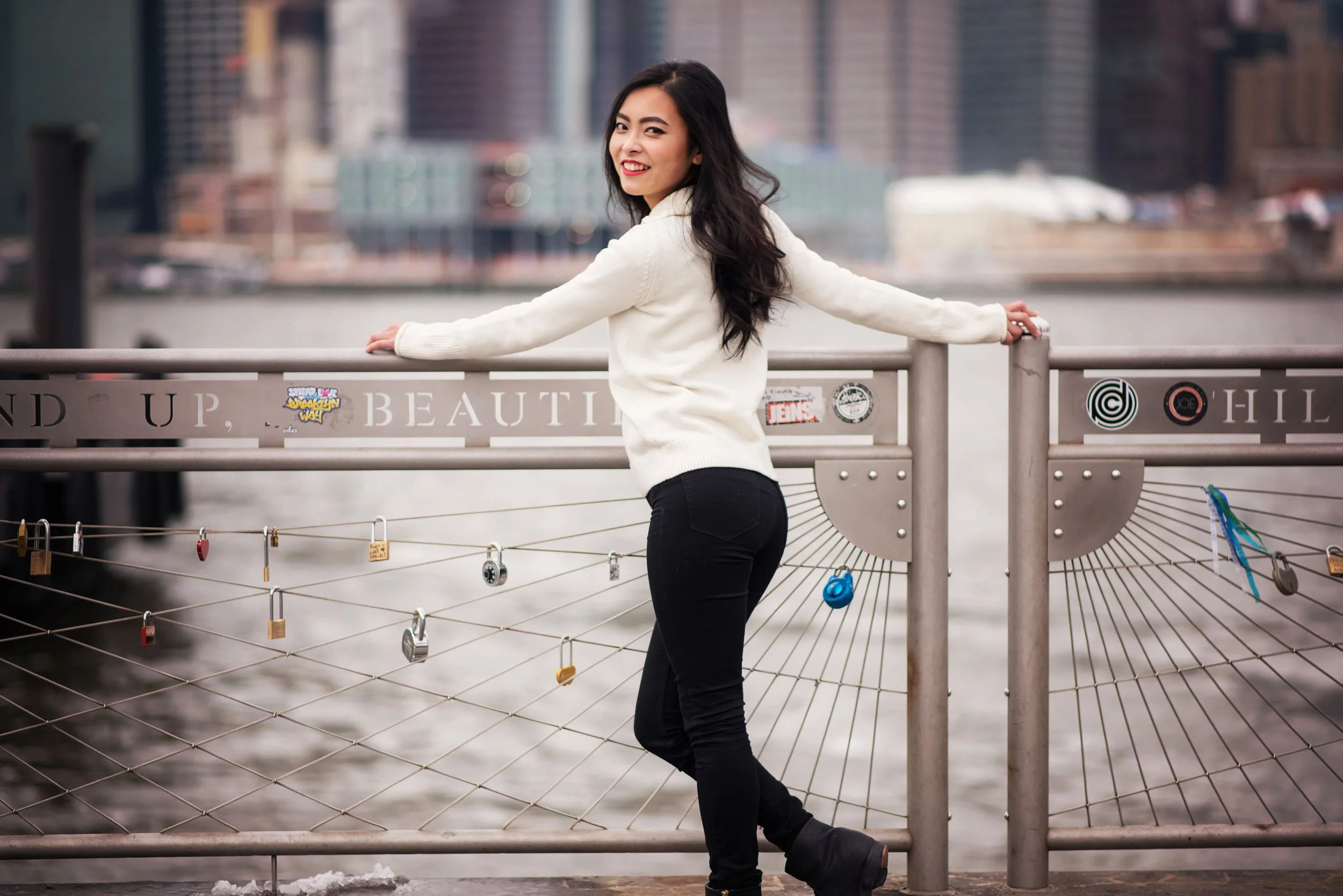 Nyc portrait and wedding photographer brooklyn bridge park shoot 0003