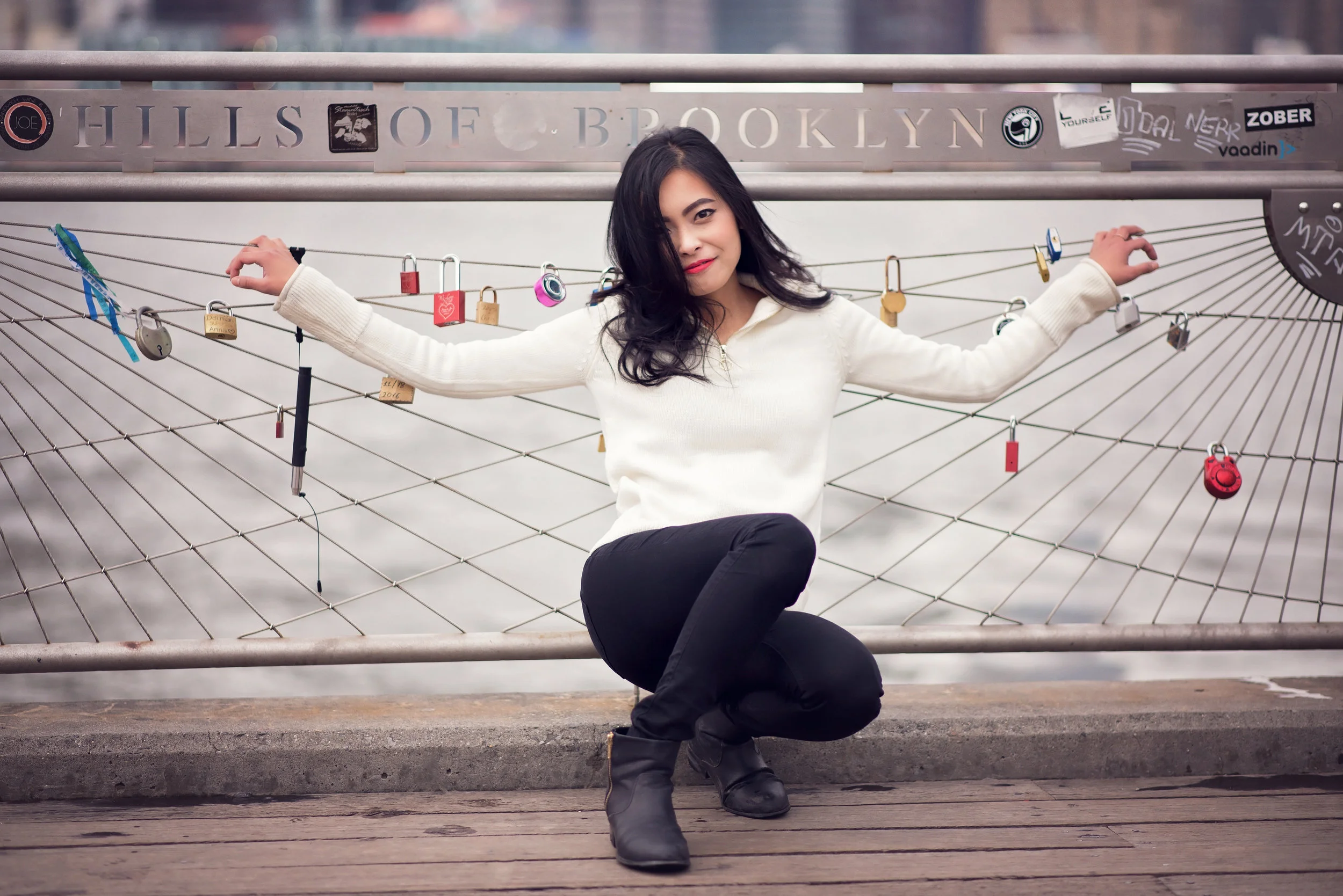 Nyc portrait and wedding photographer brooklyn bridge park shoot 0008