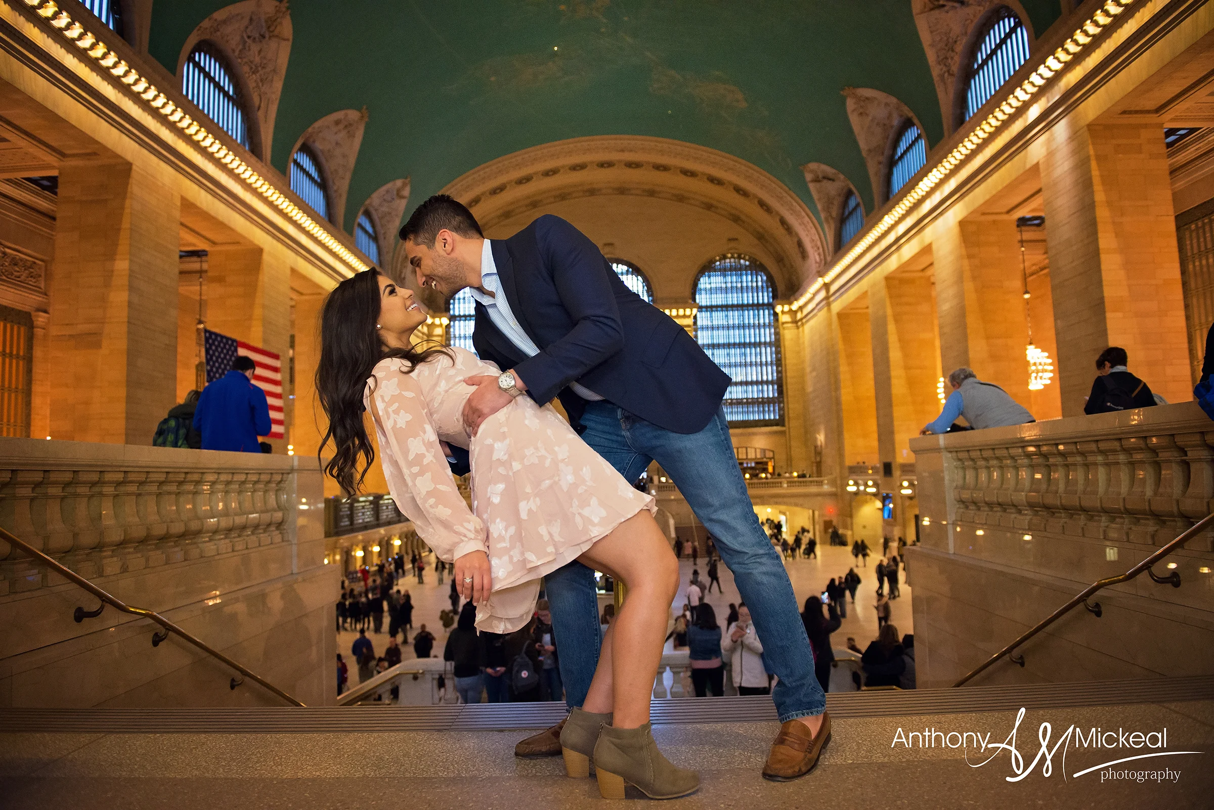 David & Nadra - Couple Engagement Shoot in Grand Central Station NYC