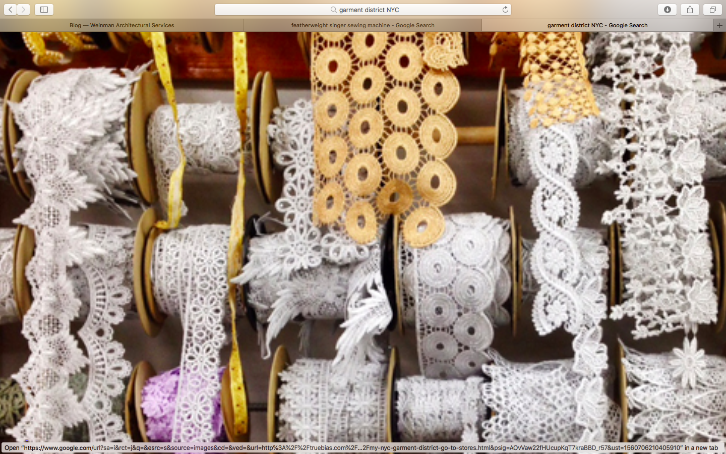 Lace in every form….