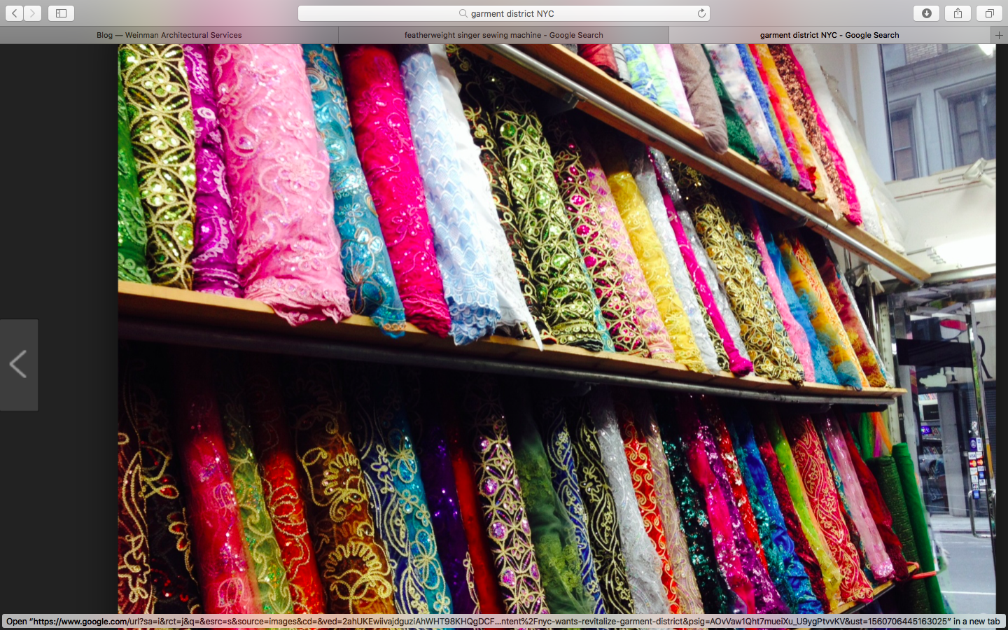 Fabrics in every color and texture