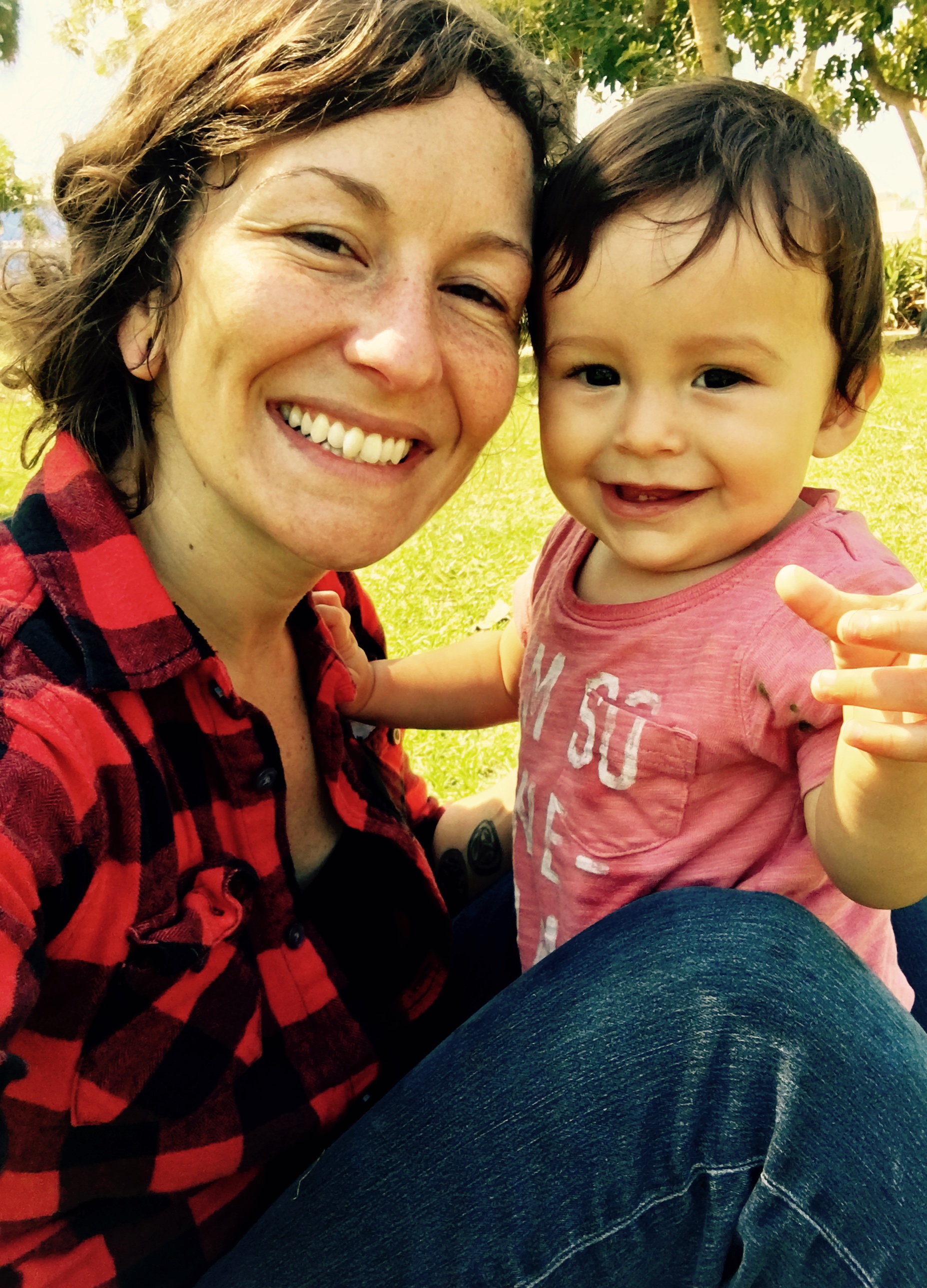 Dr. Terri Barcus and her apprentice 