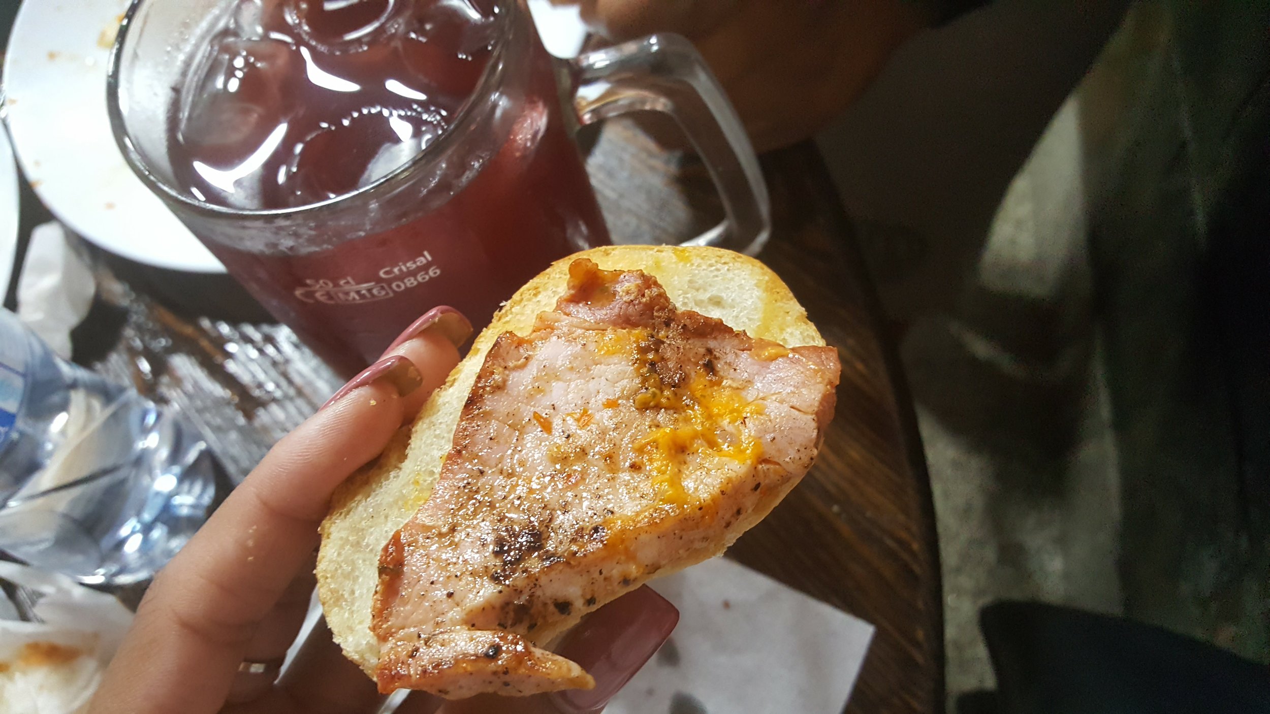 You eat Tapas simply because they give them to you : MADRID .
